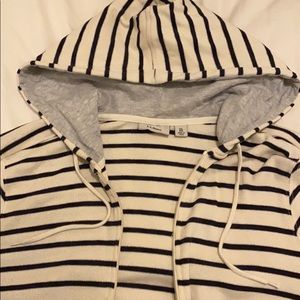 LL BEAN zip knit hoodie
